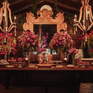 buffet para casamento na praia