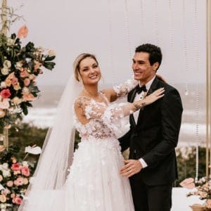 casamento na praia com chuva