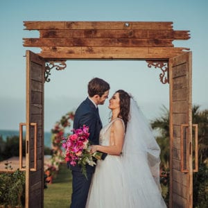 arco para cerimônia de casamento