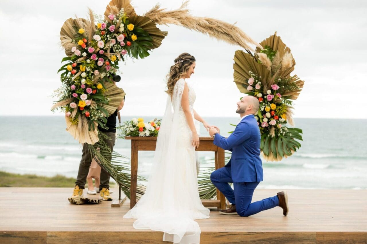 Elopement Wedding Aniate e Murilo, casal em pedido de casamento