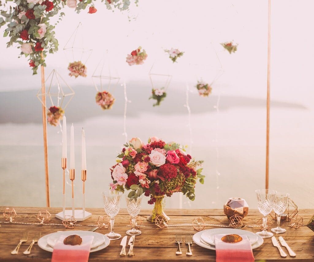jantar de casamento